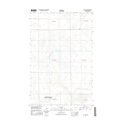 2016 Map of Skull Lake, 2016 Print
