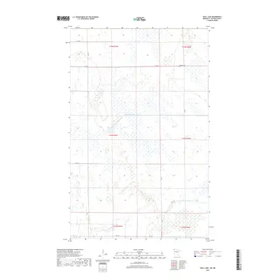 2019 Map of Skull Lake, 2019 Print