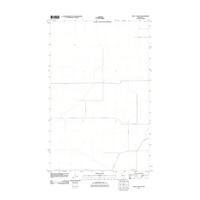 2011 Map of Skull Lake NE, 2011 Print