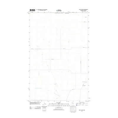 2013 Map of Skull Lake NE, 2013 Print