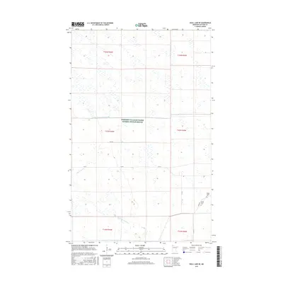 2016 Map of Skull Lake NE, 2016 Print