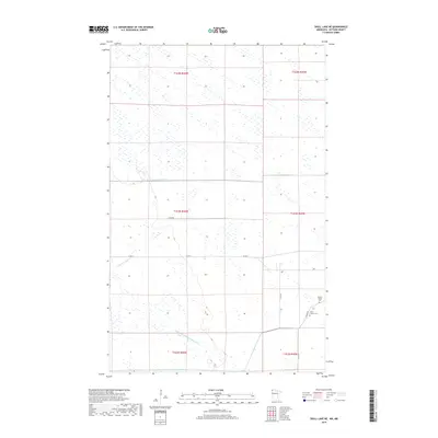 2019 Map of Skull Lake NE, 2019 Print