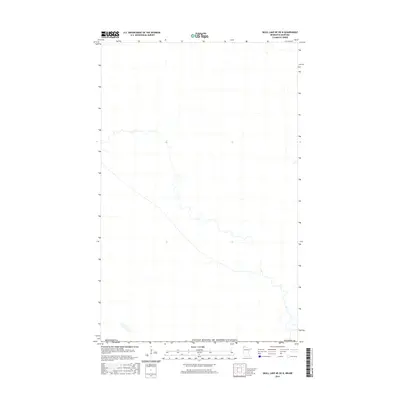 2016 Map of Skull Lake NE OE N, 2016 Print