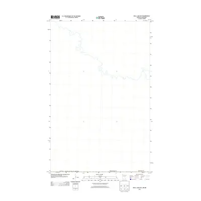 2013 Map of Skull Lake OE N, 2013 Print