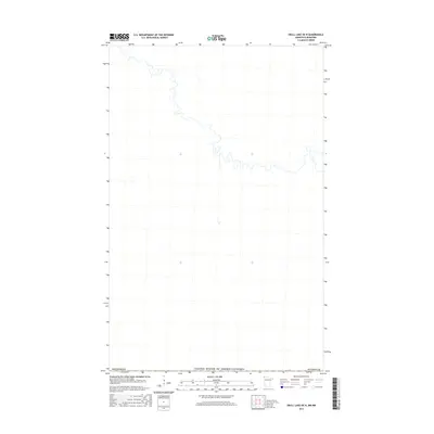 2016 Map of Skull Lake OE N, 2016 Print