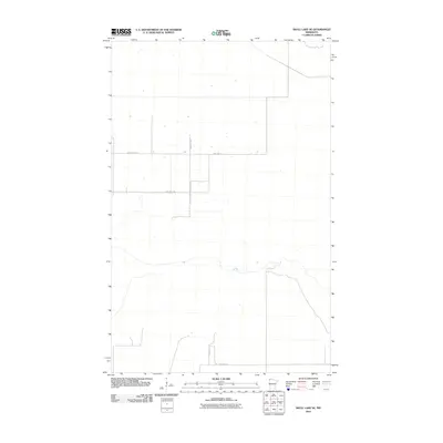 2010 Map of Skull Lake SE, 2010 Print