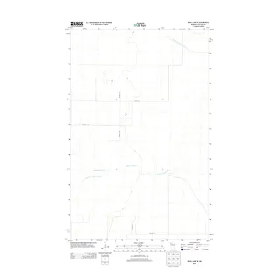2013 Map of Skull Lake SE, 2013 Print