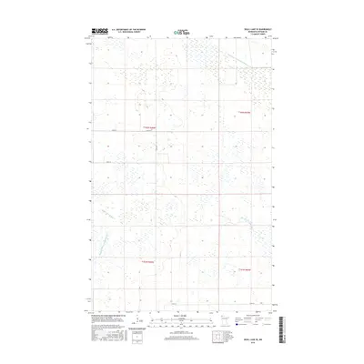 2016 Map of Skull Lake SE, 2016 Print