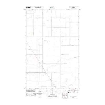 2010 Map of Skull Lake SW, 2010 Print