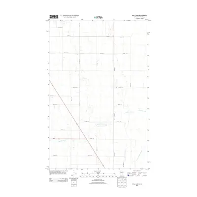 2013 Map of Skull Lake SW, 2013 Print