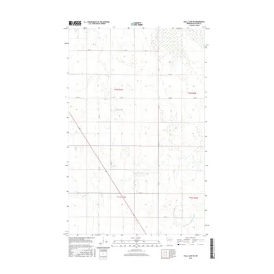 2016 Map of Skull Lake SW, 2016 Print