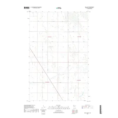 2019 Map of Skull Lake SW, 2019 Print
