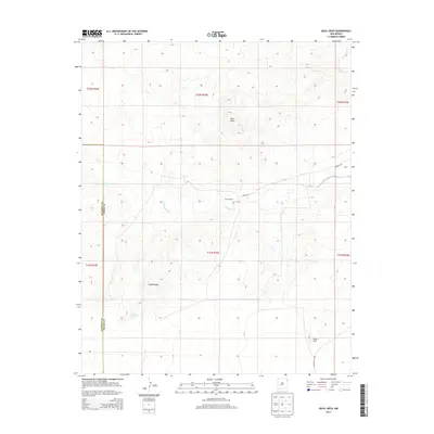 2013 Map of Skull Mesa, 2013 Print