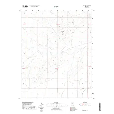 2020 Map of Skull Mesa, 2020 Print