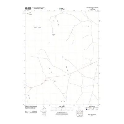 2011 Map of Skull Rock Pass, 2011 Print