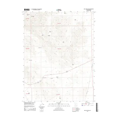 2014 Map of Skull Rock Pass, 2014 Print