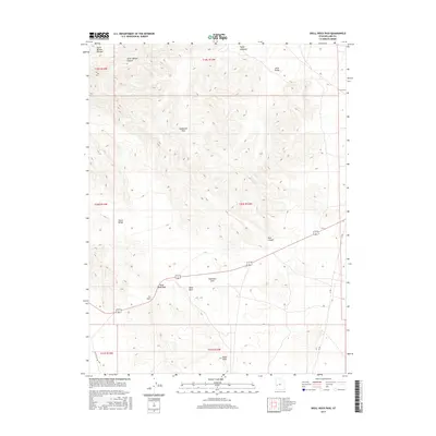 2017 Map of Skull Rock Pass, 2017 Print
