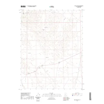 2023 Map of Skull Rock Pass, 2023 Print