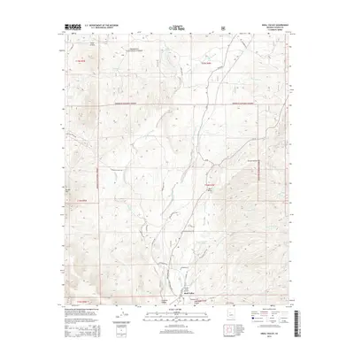 2014 Map of Skull Valley, 2014 Print