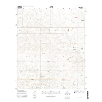 2013 Map of Skunk Canyon, 2013 Print