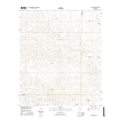 2017 Map of Skunk Canyon, 2017 Print