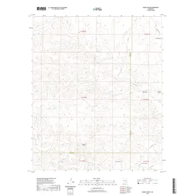 2020 Map of Skunk Canyon, 2020 Print