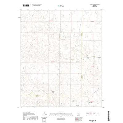 2023 Map of Skunk Canyon, 2023 Print