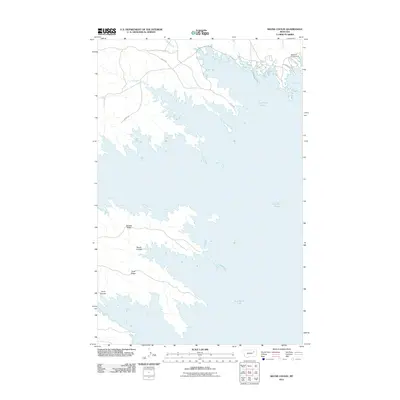 2011 Map of Skunk Coulee, 2011 Print