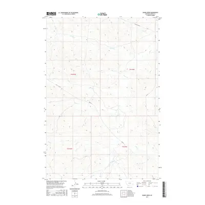 2017 Map of Skunk Creek, 2017 Print
