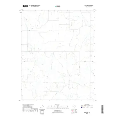 2019 Map of Skunk Creek, 2019 Print