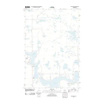 2010 Map of Skunk Lake, 2010 Print