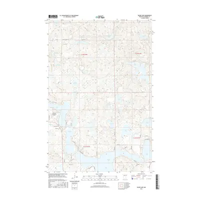 2016 Map of Skunk Lake, 2016 Print