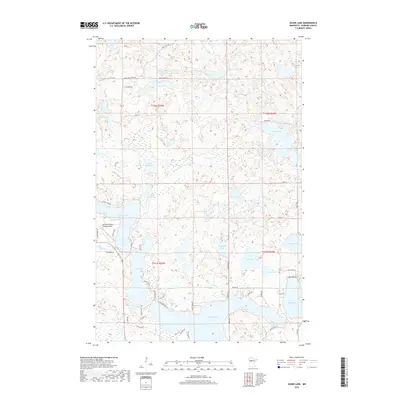 2019 Map of Skunk Lake, 2019 Print
