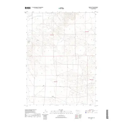 2017 Map of Skunk Lake NE, 2017 Print