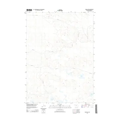 2014 Map of Skunk Lake, 2014 Print