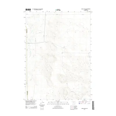2014 Map of Skunk Lake SW, 2014 Print