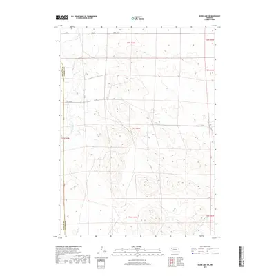 2017 Map of Skunk Lake SW, 2017 Print