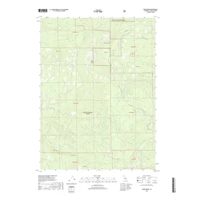 2018 Map of Skunk Ridge, 2018 Print