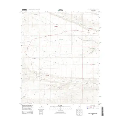 2013 Map of Skute Stone Arroyo, 2013 Print