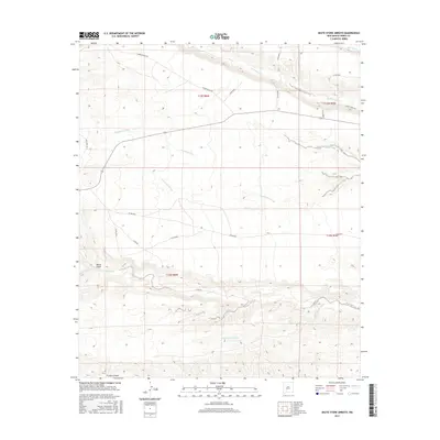 2017 Map of Skute Stone Arroyo, 2017 Print