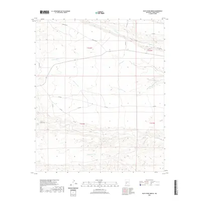 2020 Map of Skute Stone Arroyo, 2020 Print