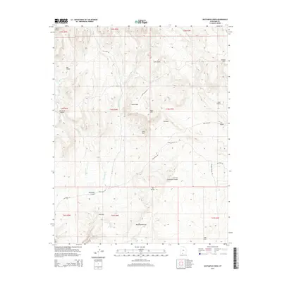 2014 Map of Skutumpah Creek, 2014 Print