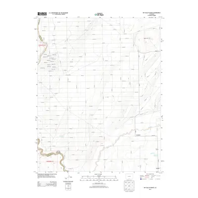 2013 Map of Sky Valley Ranch, 2013 Print