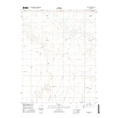 2017 Map of Skyline Rim, 2017 Print