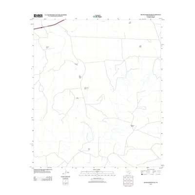 2012 Map of Skyscraper Peak, 2012 Print