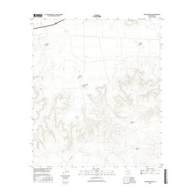 2016 Map of Skyscraper Peak, 2016 Print