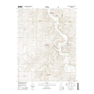 2015 Map of Slabtown Spring, 2015 Print