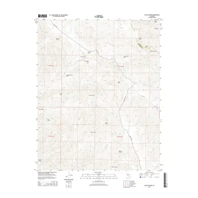 2015 Map of Slack Canyon, 2015 Print