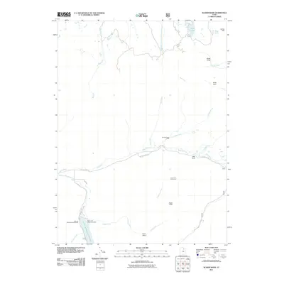 2011 Map of Slader Basin, 2011 Print