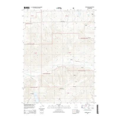 2014 Map of Slader Basin, 2014 Print